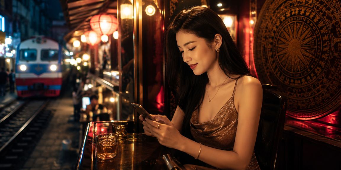 Người chơi trải nghiệm slot game trực tuyến tại Hà Nội với điện thoại di động